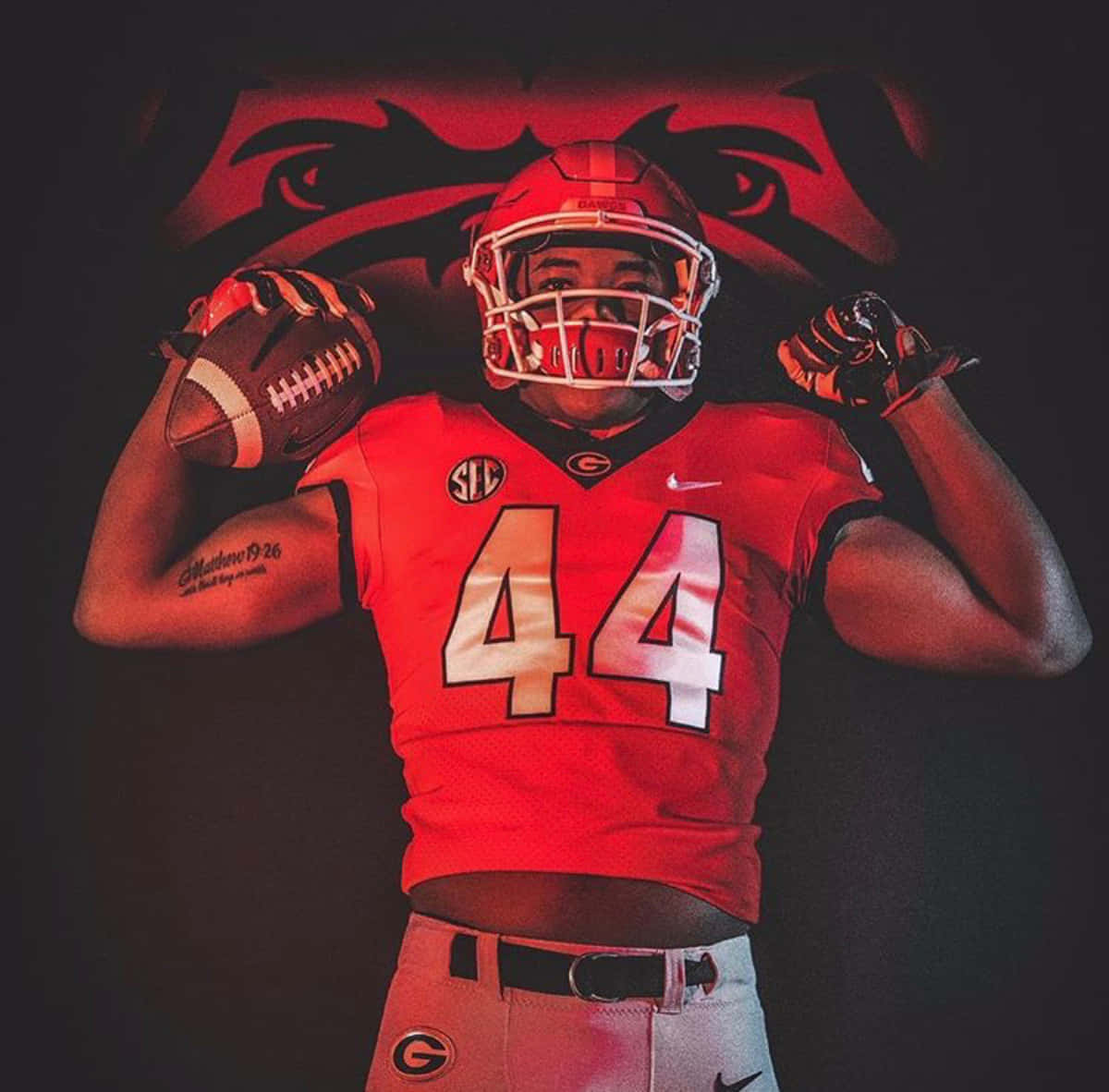 Travon Walker Outside Linebacker Star Background