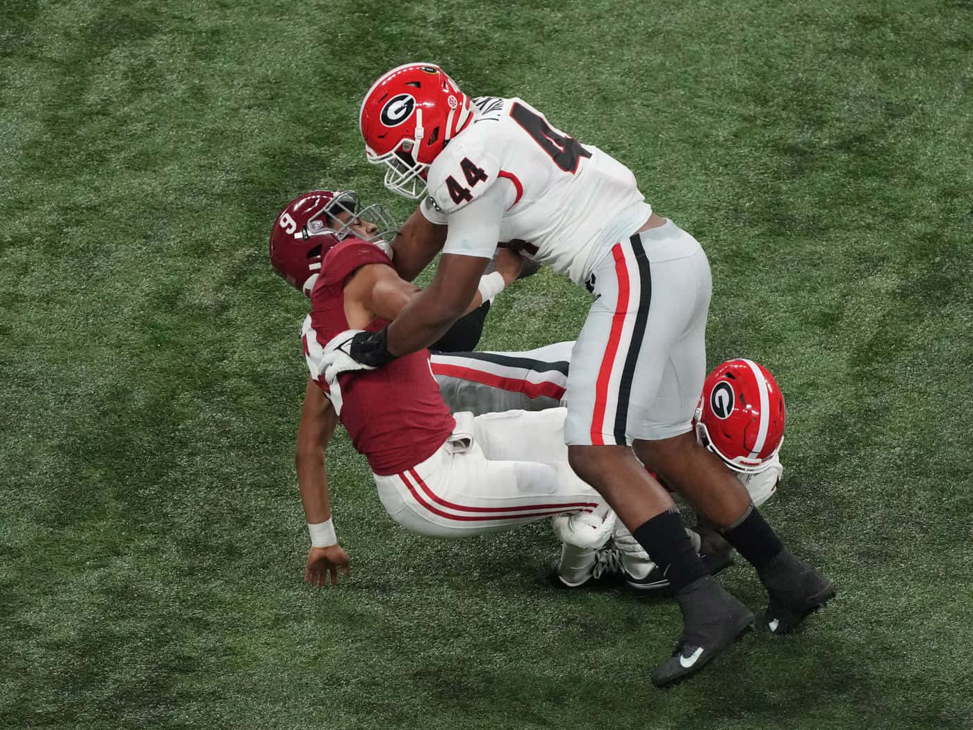 Travon Walker Tackling Jordan Battle