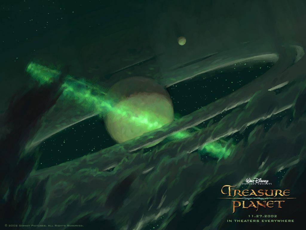 Treasure Planet Glowing Planet Background