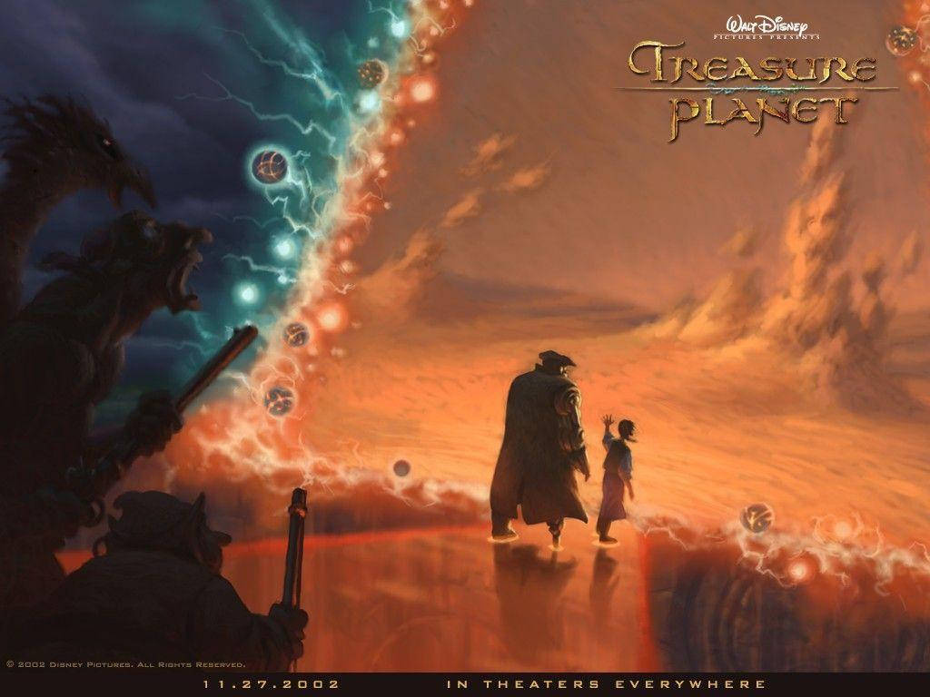 Treasure Planet Jim Hawkins John Silver Portal Background