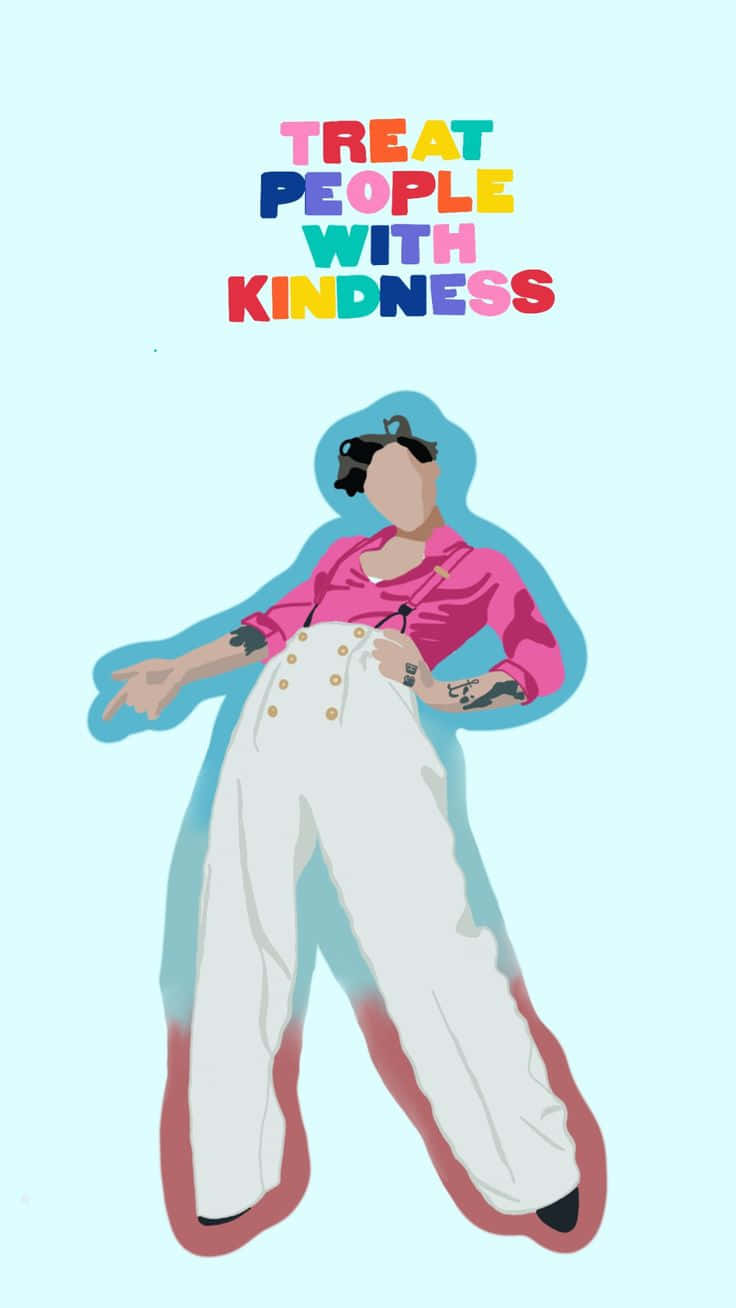 Treat People With Kindness Illustration