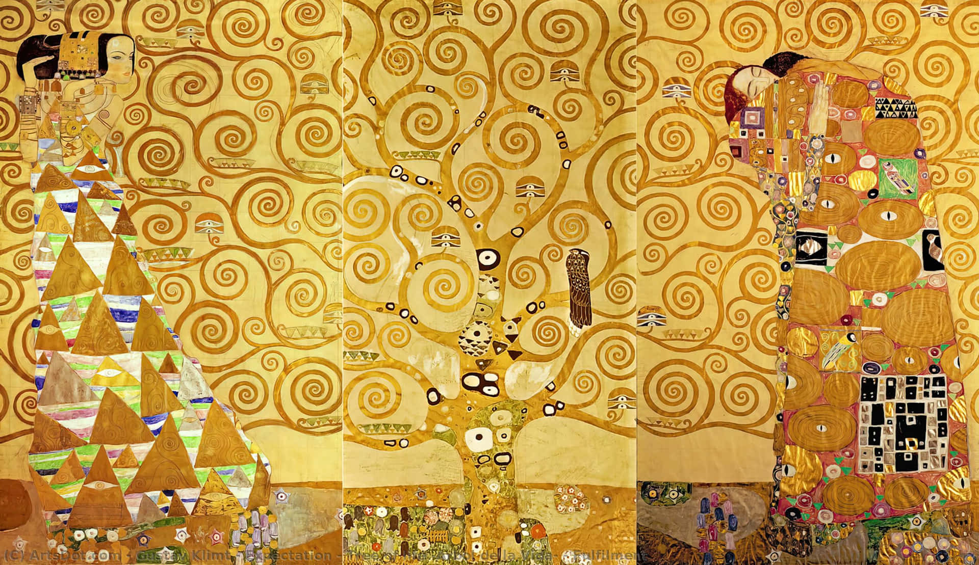 Tree Of Life Klimt Painting