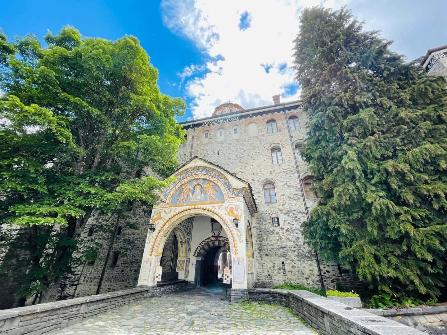 Trees Outside The Rila Monastery