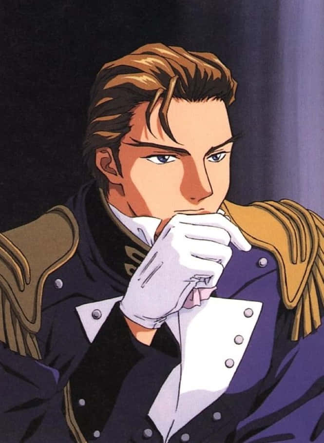 Treize Khushrenada In A Thoughtful Pose Background