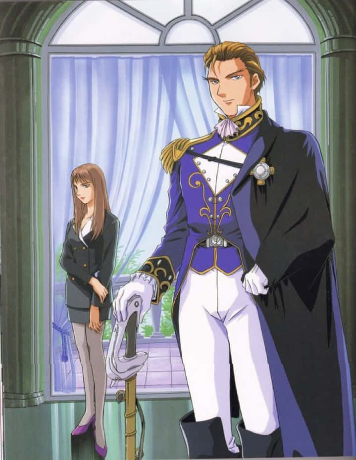 Treize Khushrenada In His Signature Uniform Background