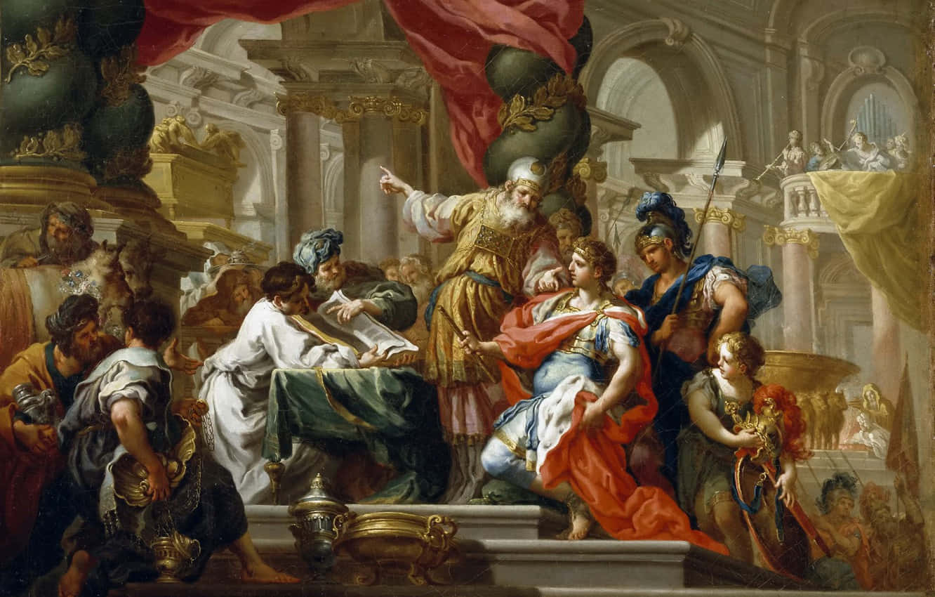 Tremendous Artwork Of Alexander The Great Background