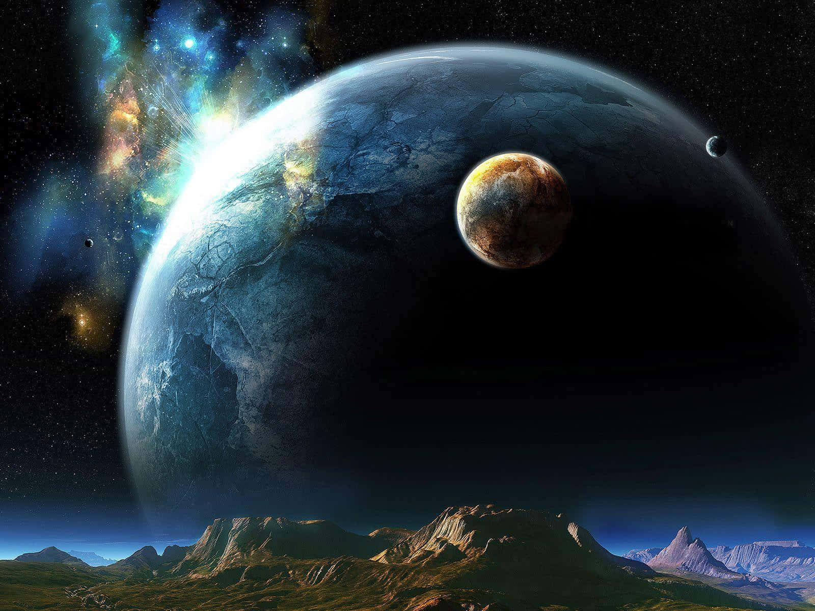 Tremendous Planet Background