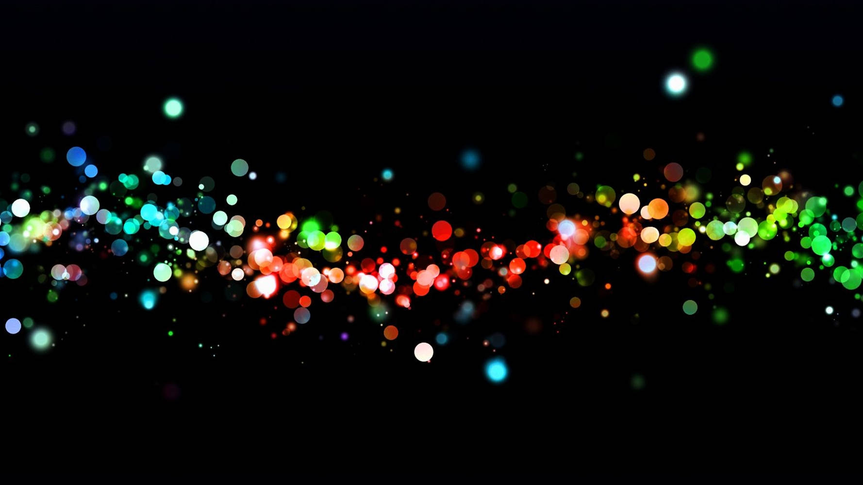 Trending Colorful Bokeh Light Particles Effect Background