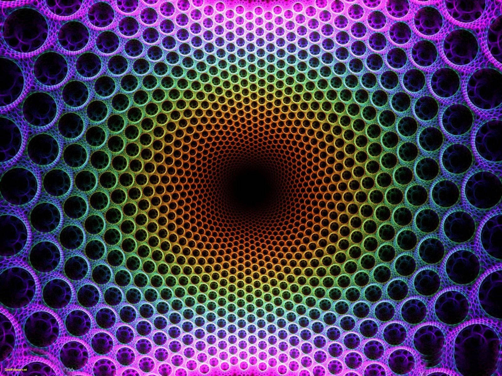 Trending Trippy Spiral Optical Illusion Background