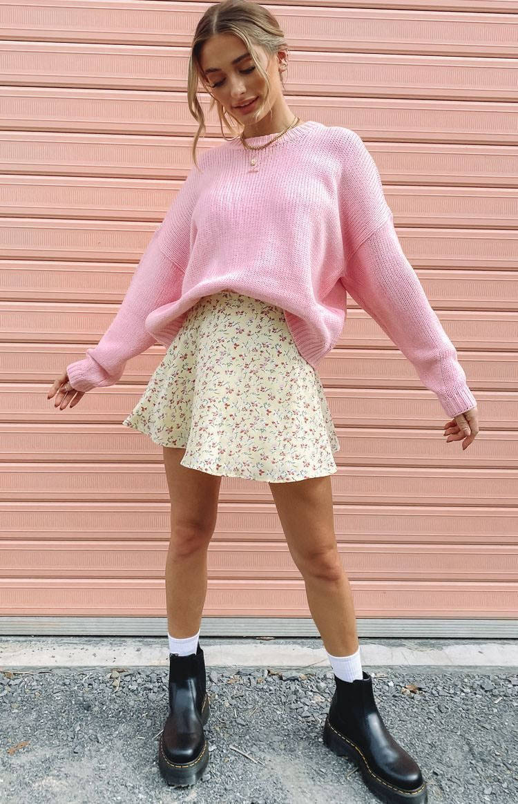 Trendy Aesthetic Pink Long Sleeves