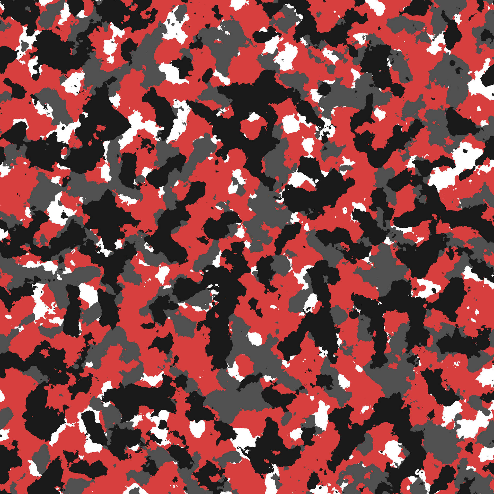 Trendy And Bold Red Camo Wallpaper