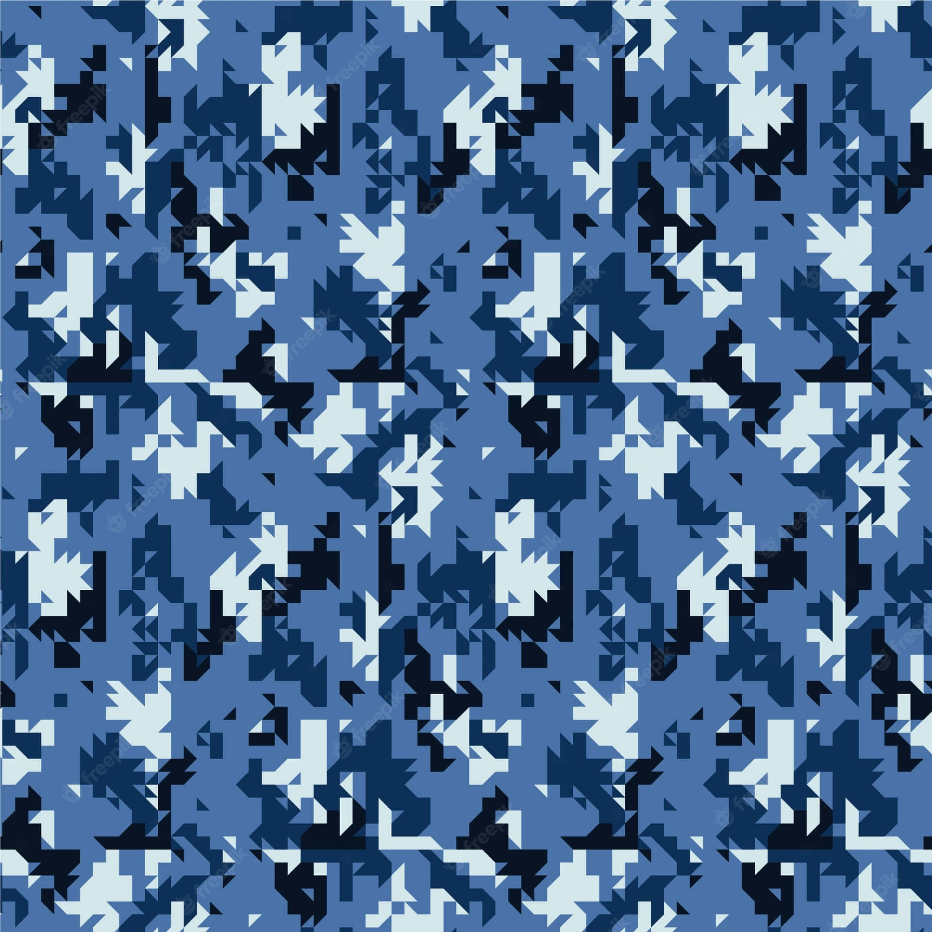 Trendy Blue Camo For The Style Conscious Background