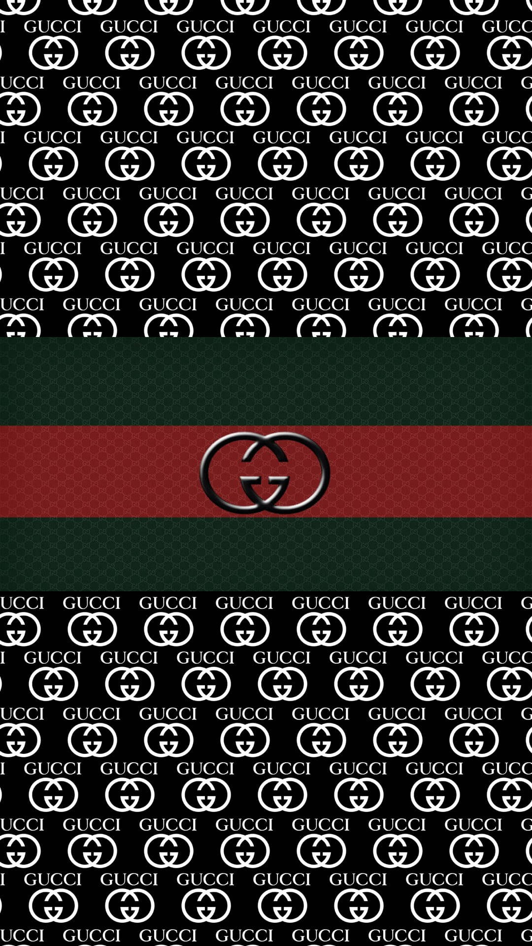 Trendy Gucci Pattern Background