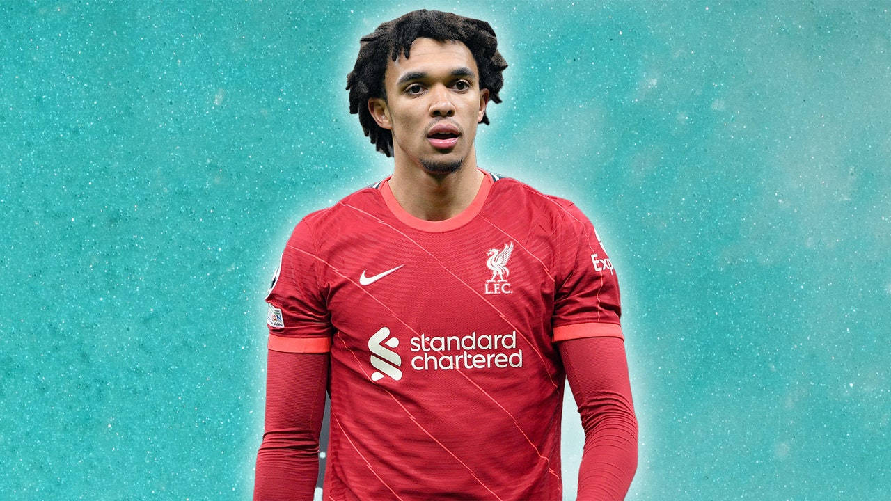 Trent Alexander-arnold Glowing Turquoise Background Background