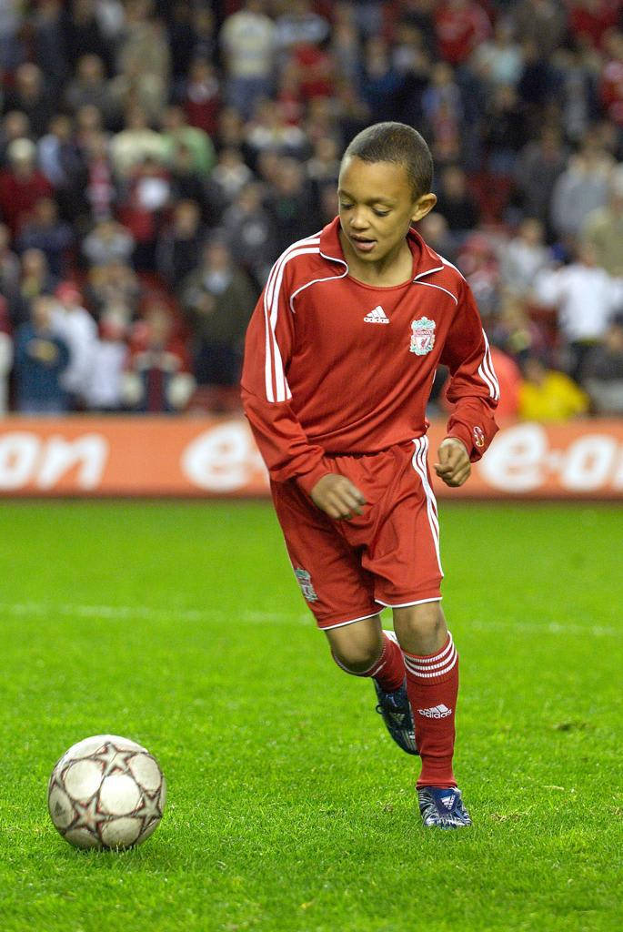 Trent Alexander-arnold In Action At A Football Match.