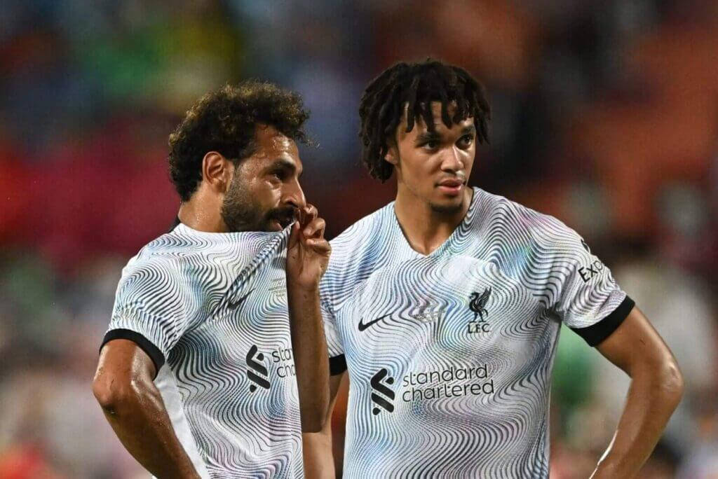 Trent Alexander-arnold With Teammate