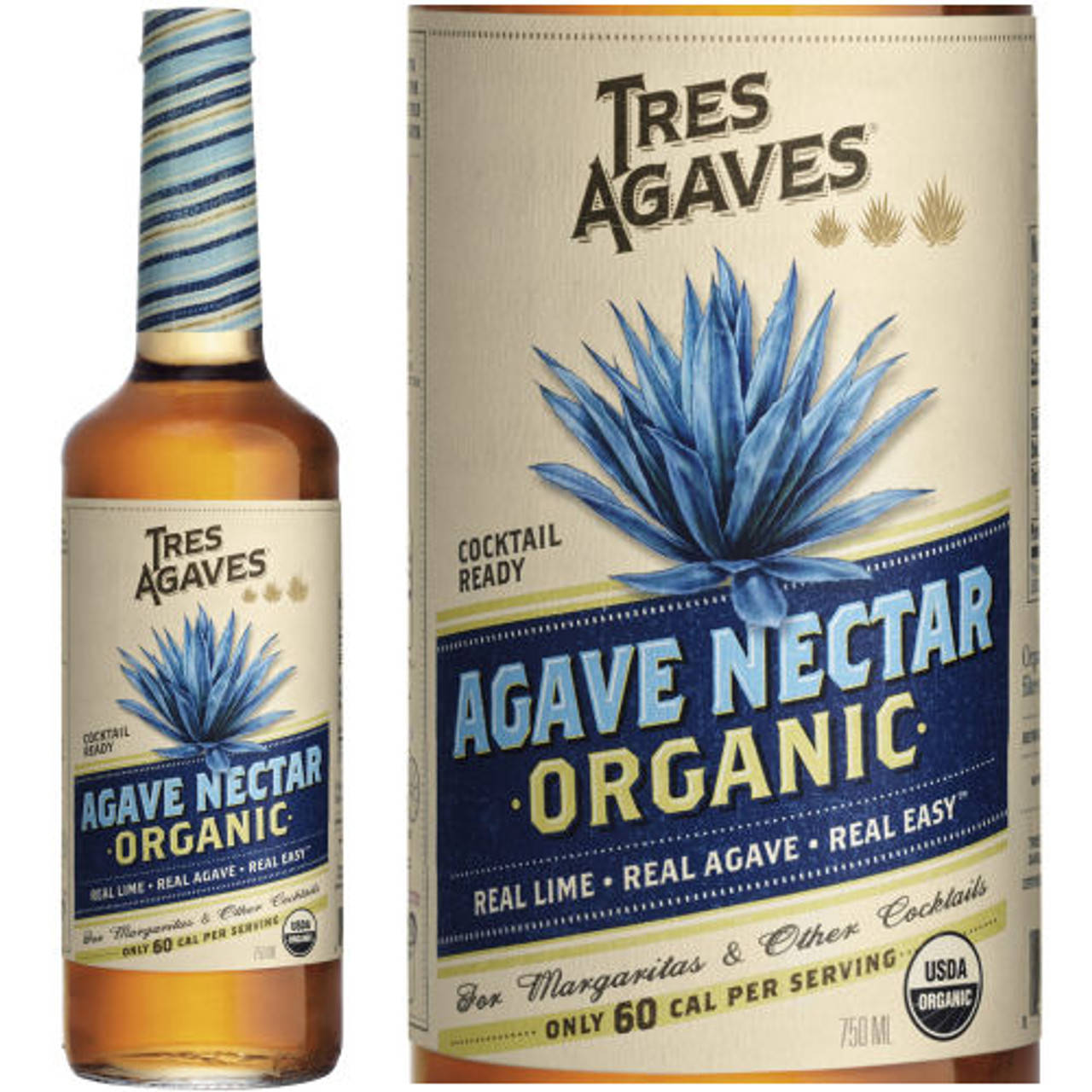 Tres Agaves Agave Nectar Label Background