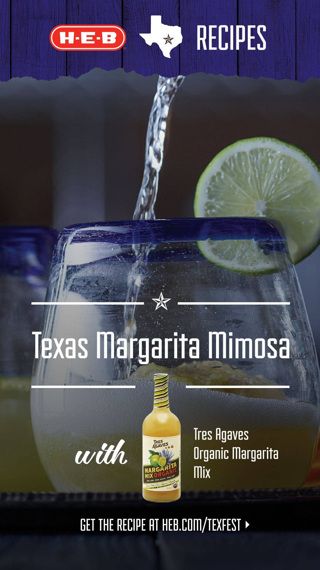 Tres Agaves Margarita Mix Texas Margarita Mimosa Background