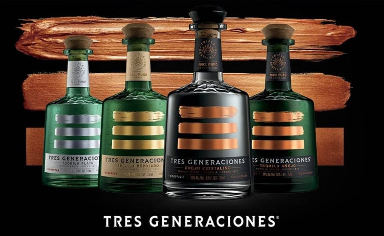 Tres Generaciones Tequila Products Background