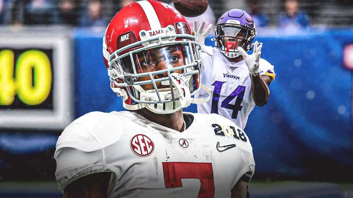 Trevon Diggs Bringing The Energy For The Dallas Cowboys. Background