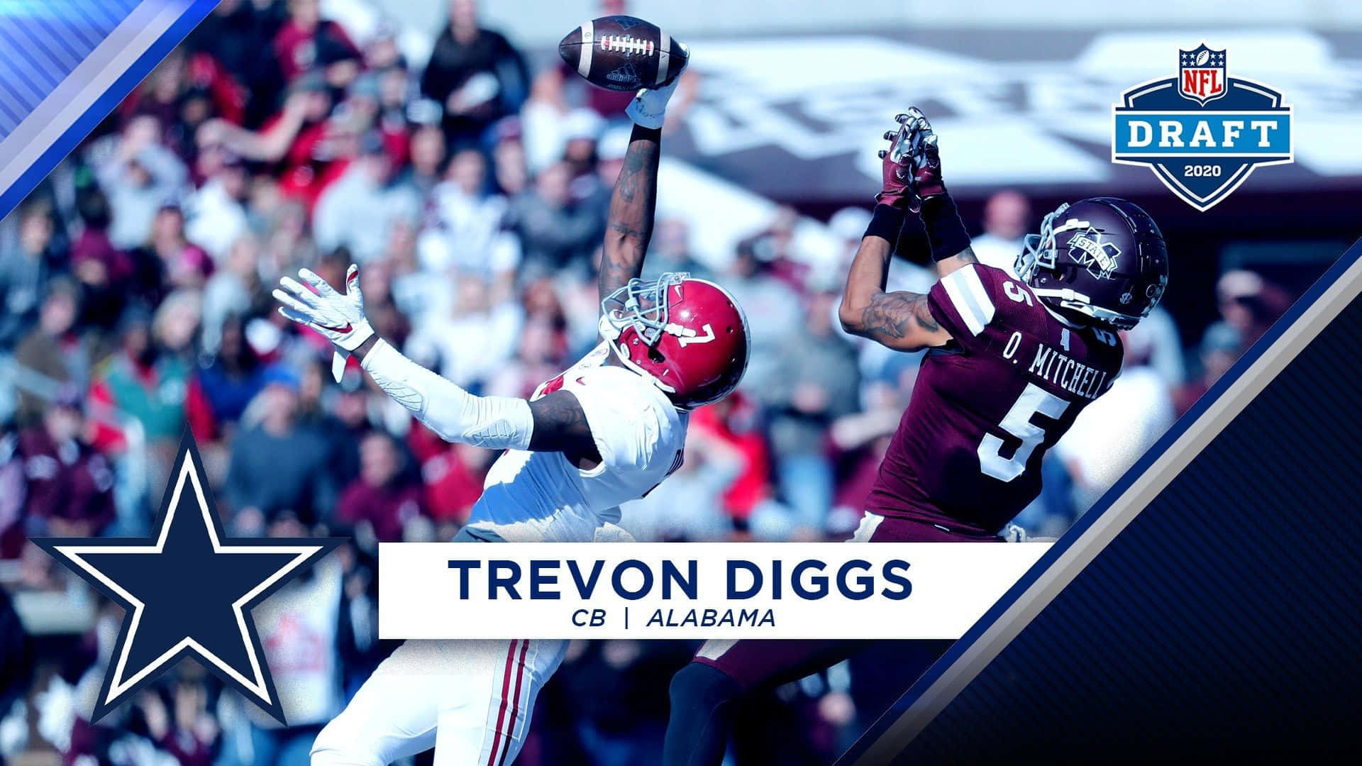 Trevon Diggs, Cornerback For The Dallas Cowboys Background