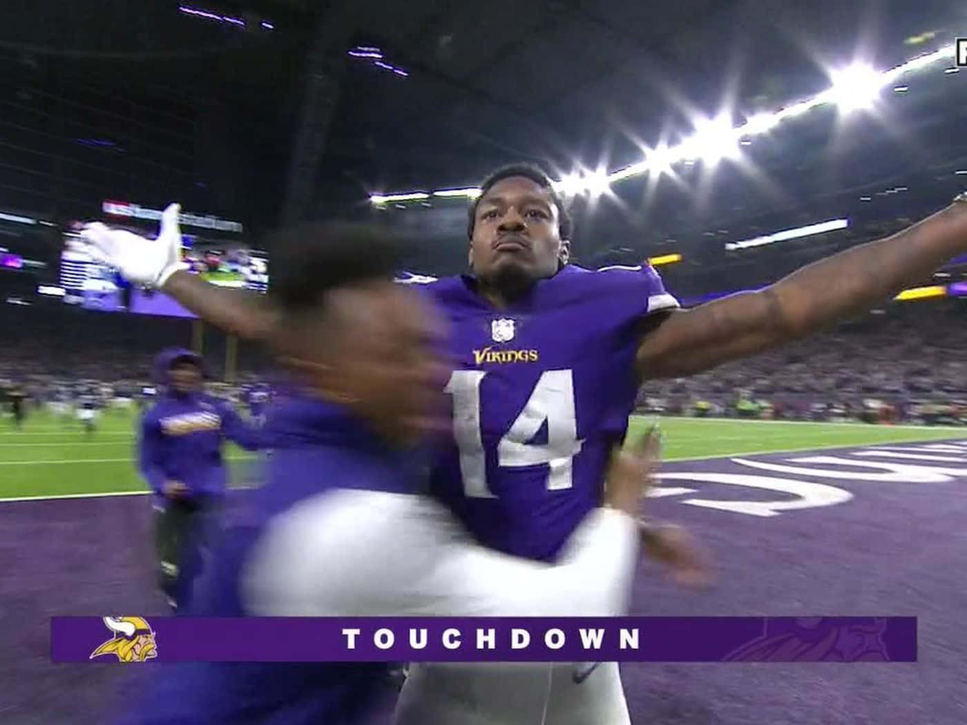 Trevon Diggs Looking Confident On The Field Background