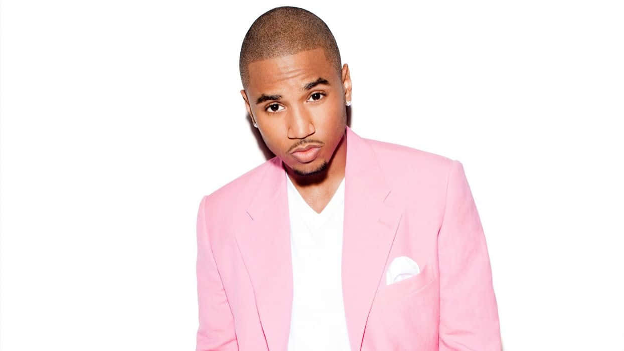 Trey Songz Looking Fresh And Confident. Background