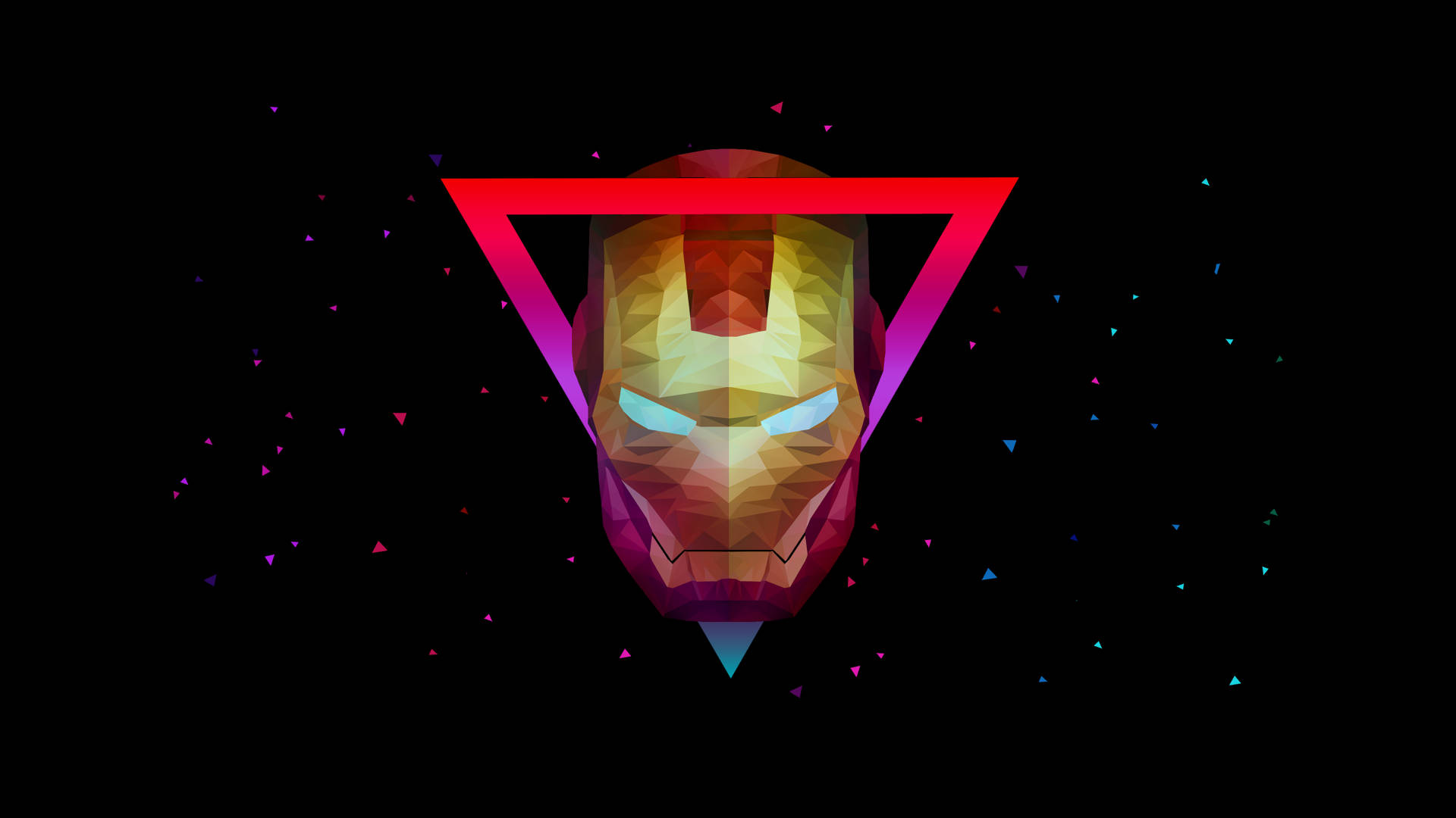 Triangle Iron Man Full Hd Background