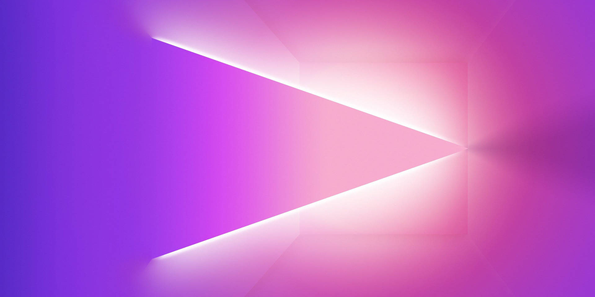 Triangle Light In Neon Pink Gradient Background Background