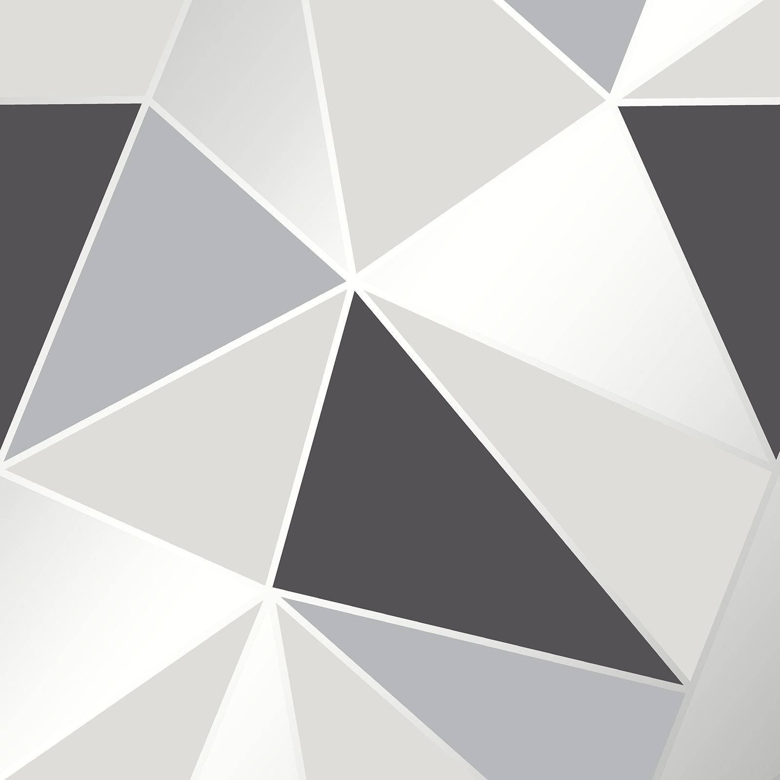 Triangle Patterned Grey Background Background