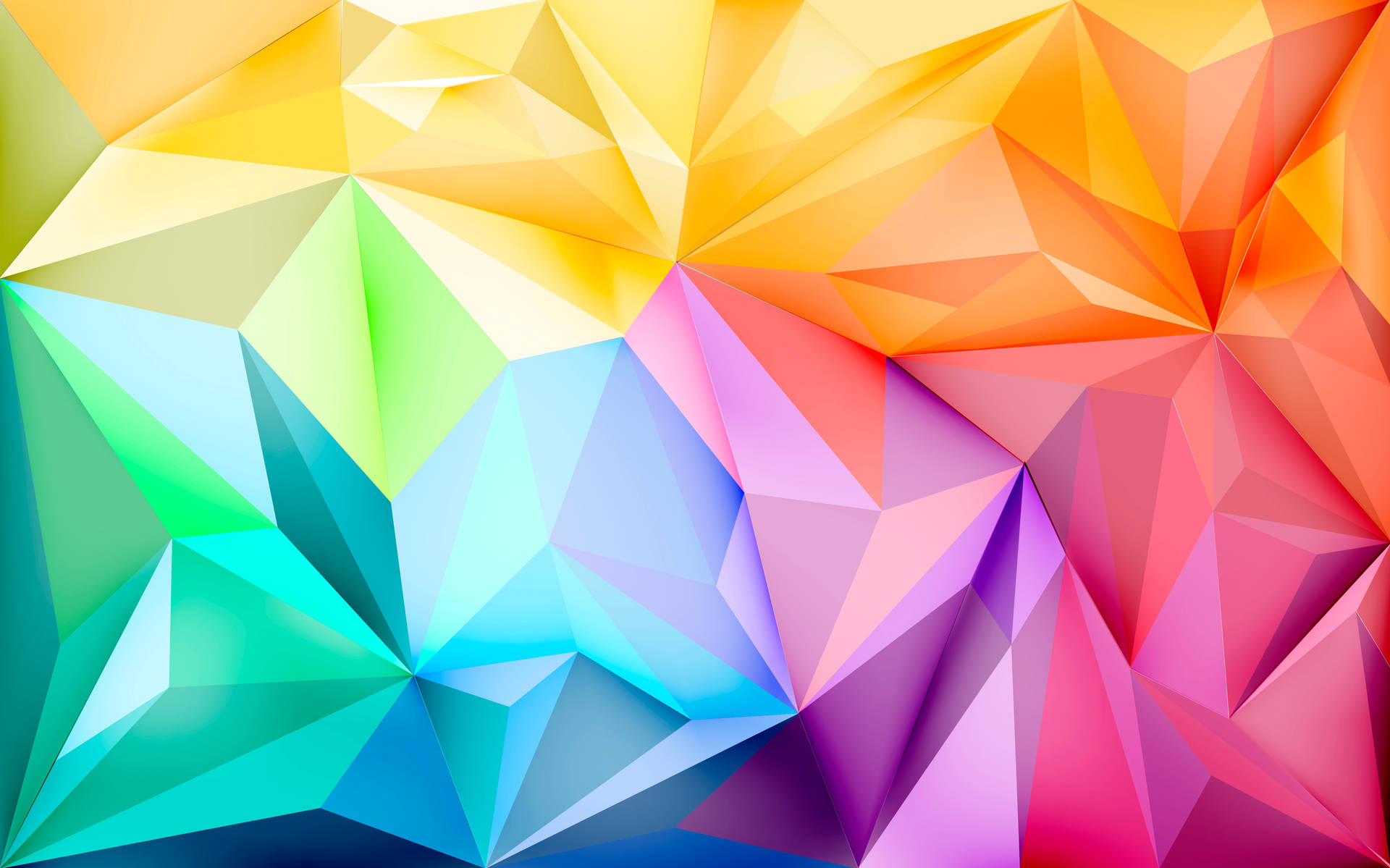 Triangles In Various Shades Of Color Background