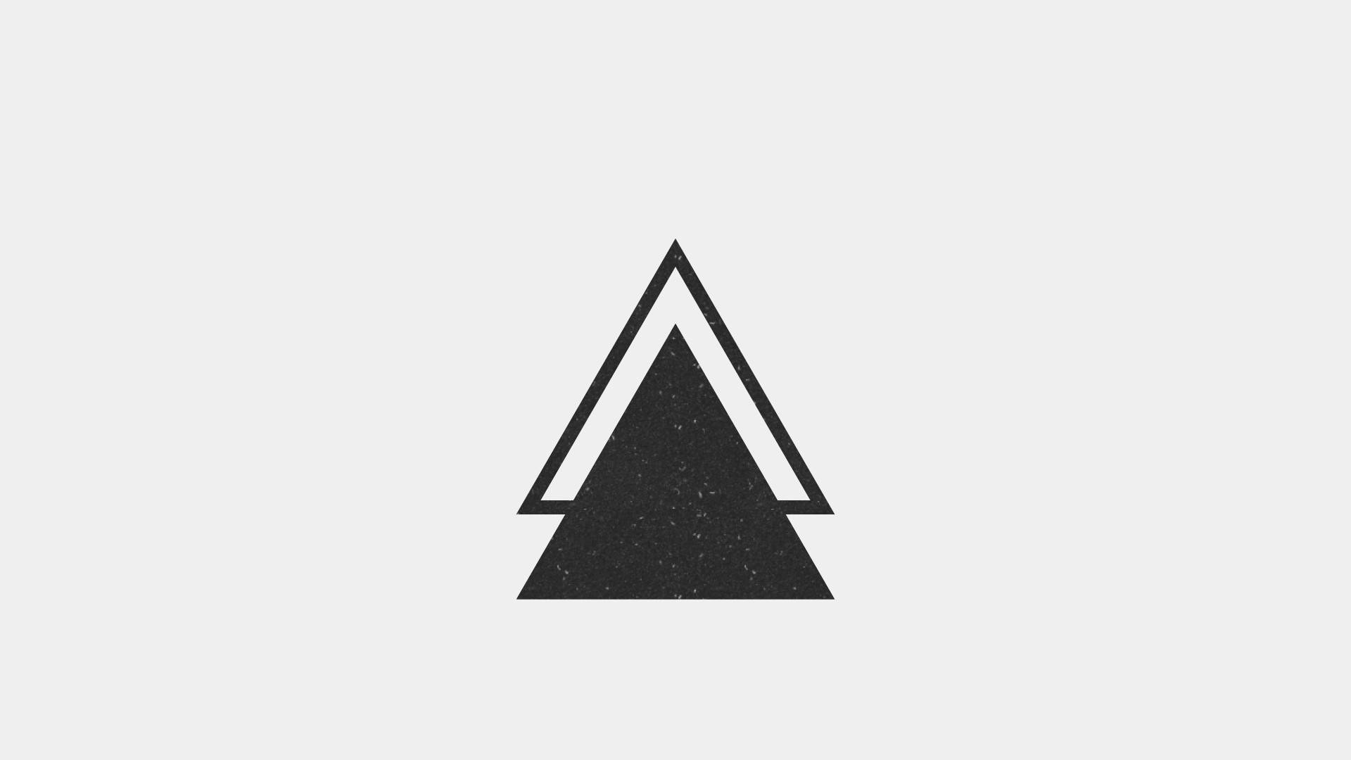 Triangles Minimalist Aesthetic Laptop Background