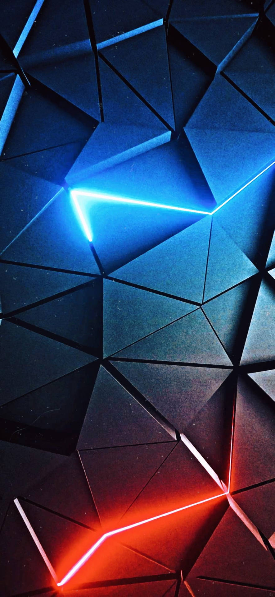 Triangular Abstract Neon Aesthetic Iphone