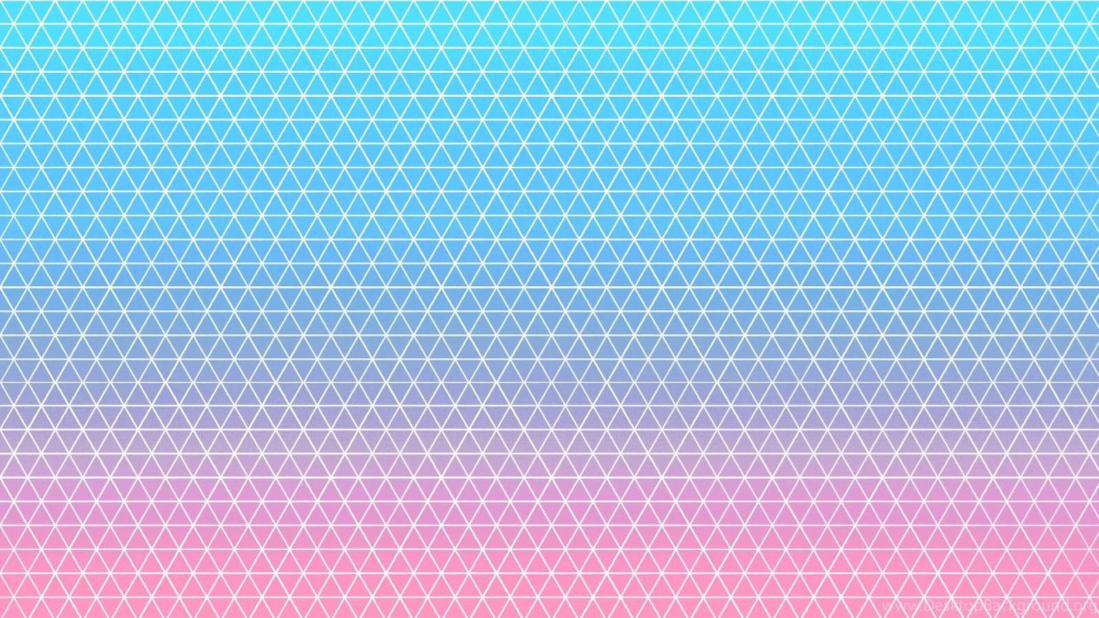 Triangular Grid Aesthetic Teal Pink Gradient Background