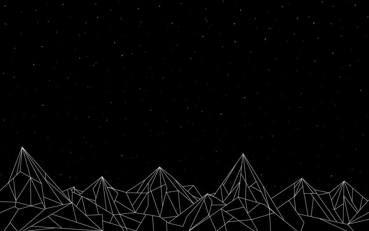 Triangular Mountains Acotar Dark Background