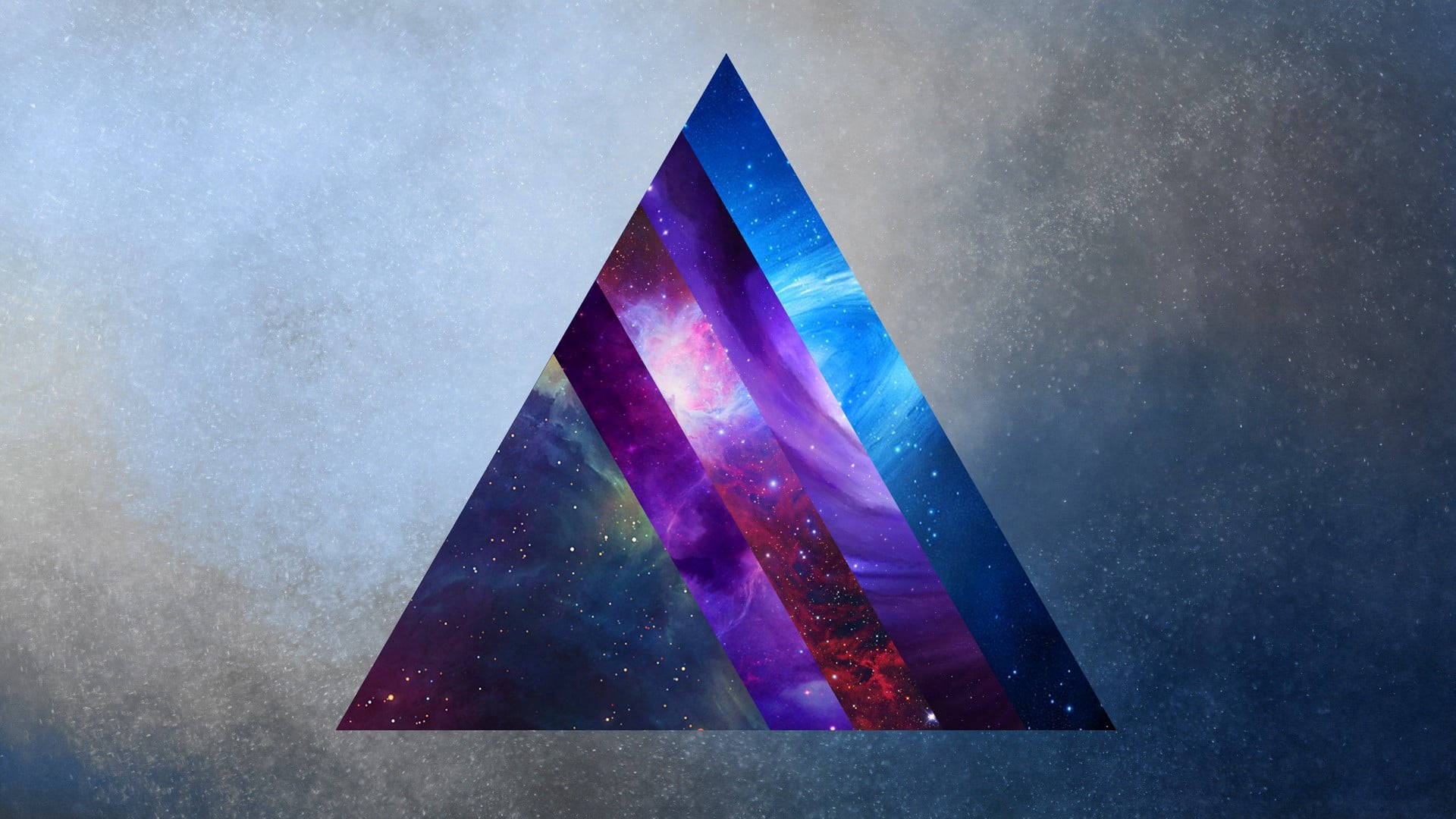 Triangular Prism Galaxy Background