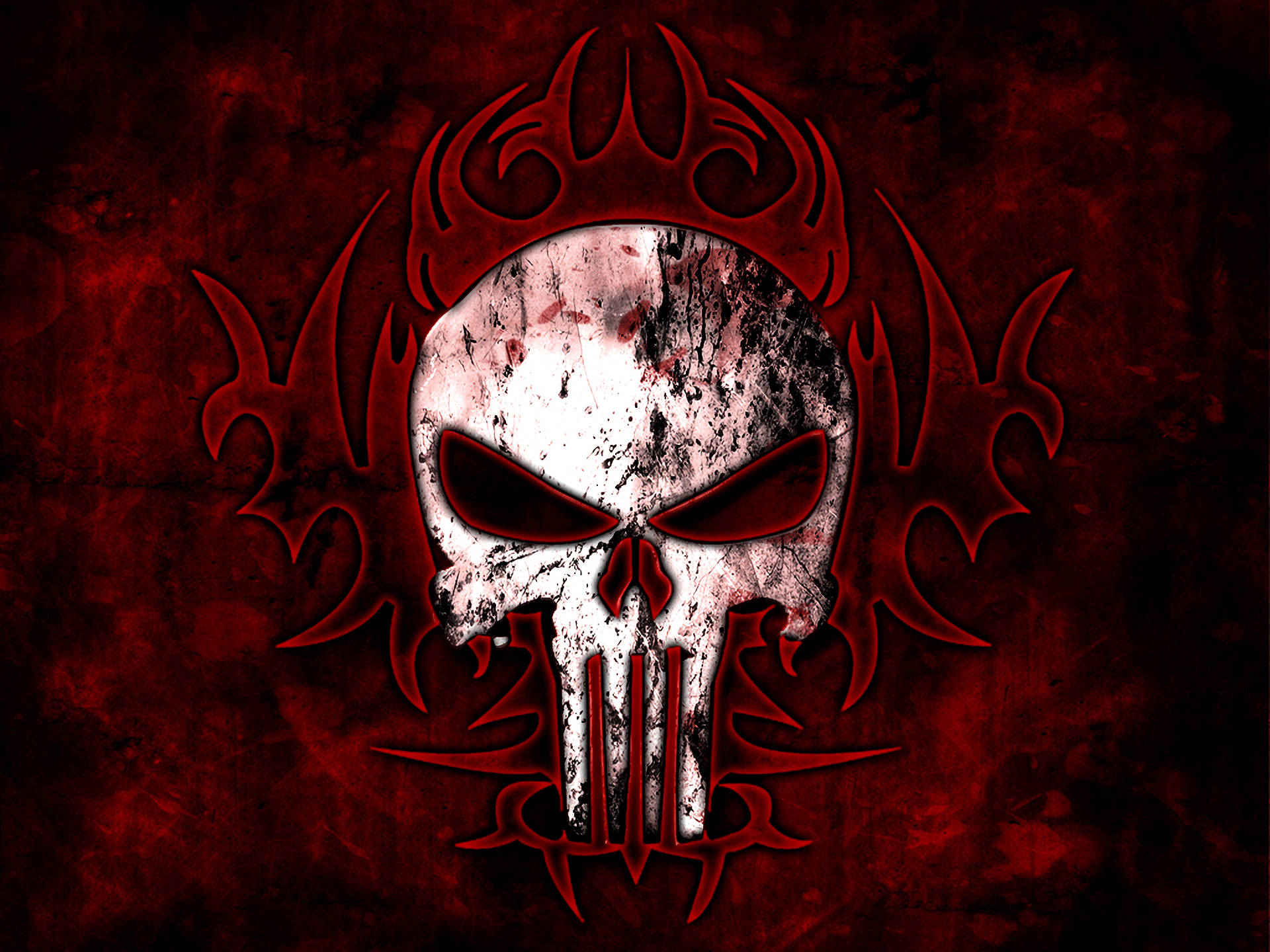 Tribal Punisher Logo Background