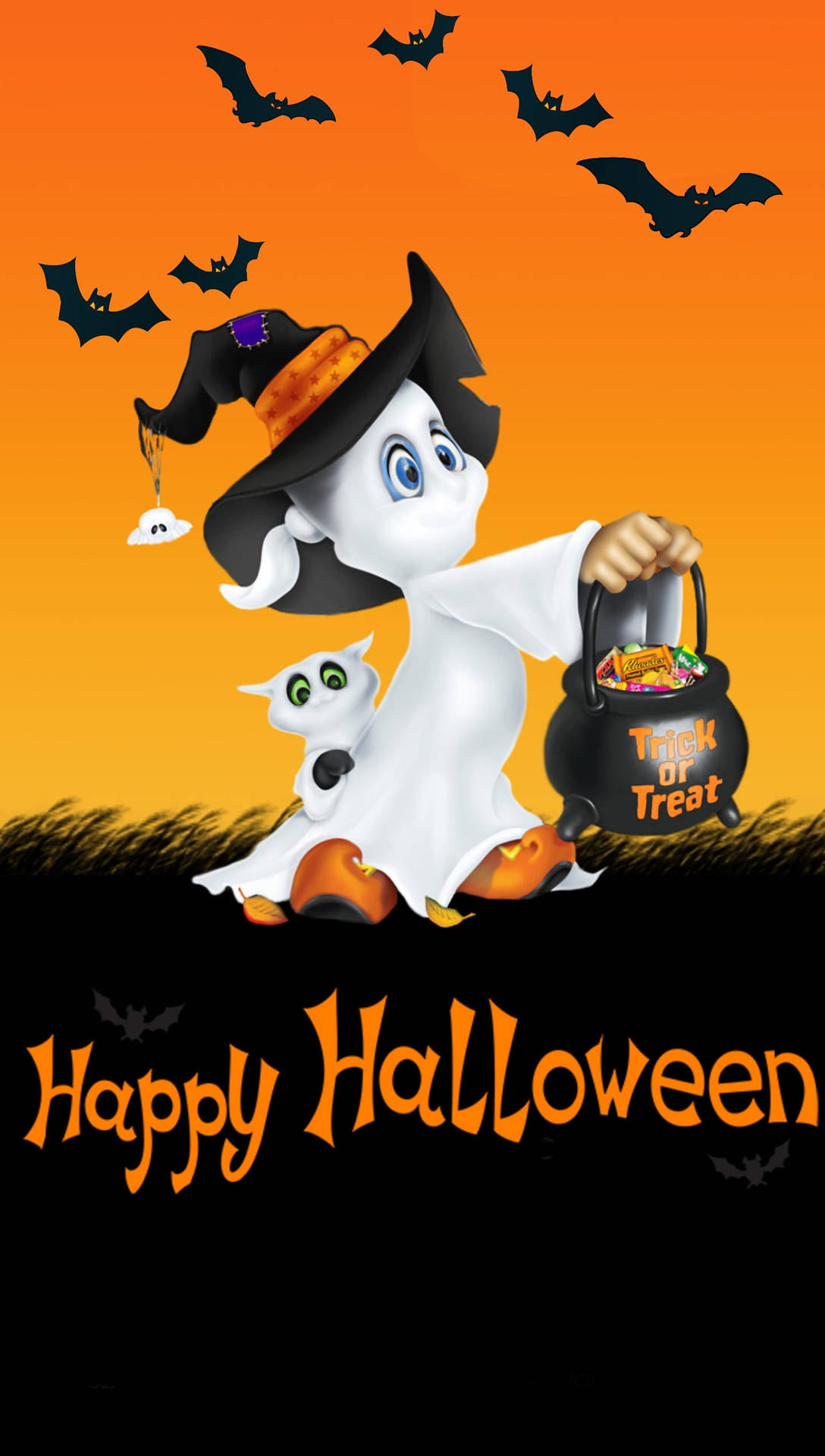 Trick Or Treat Ghost Costume