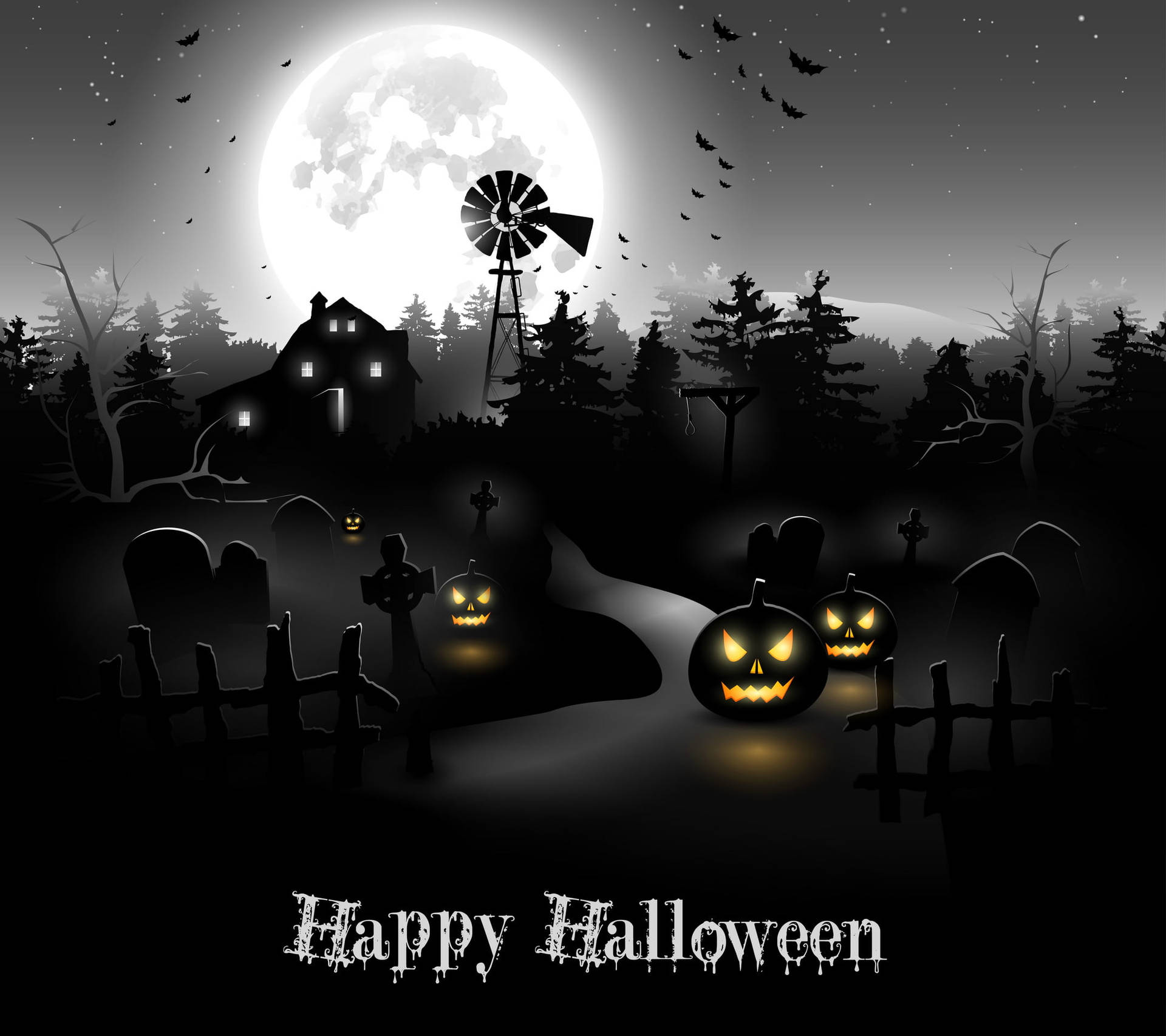 Trick Or Treat Happy Halloween Background