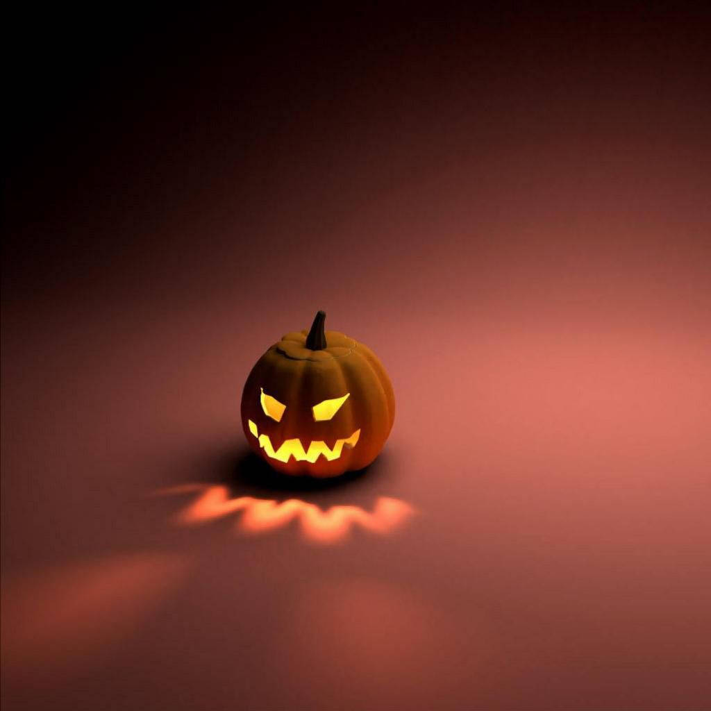 Trick Or Treat! Show Off Your Halloween Spirit With This Festive Ipad Wallpaper. Background