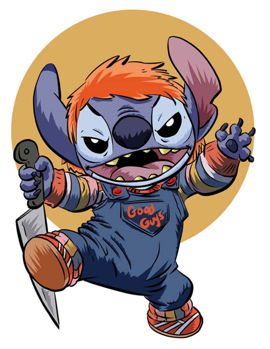 Trick Or Treat! Stitch Looks Ready For Halloween! Background
