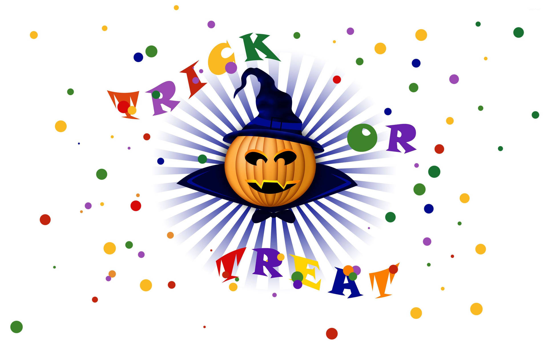 Trick Or Treat White Background Background