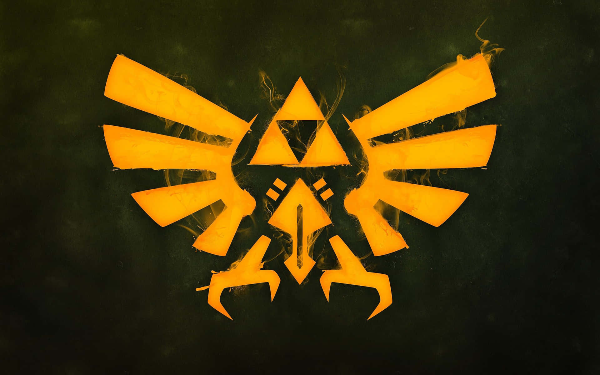 Triforce Emblem From The Legend Of Zelda Background