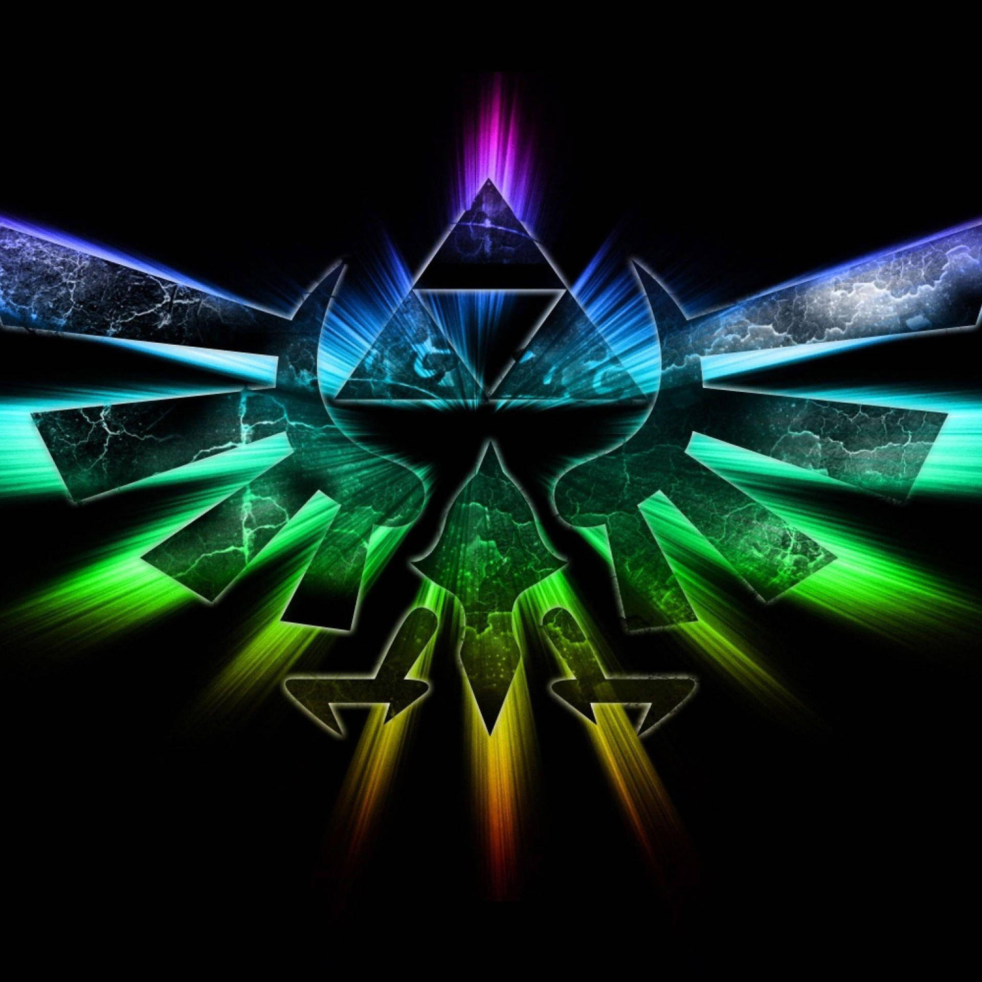 Triforce From Zelda Cool Logos Background