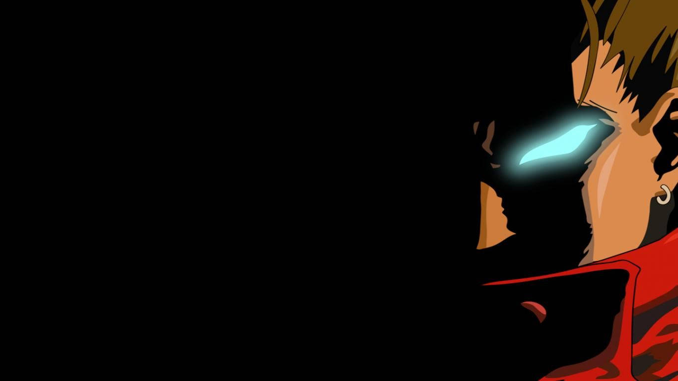 Trigun Vash Illuminated Eye Background