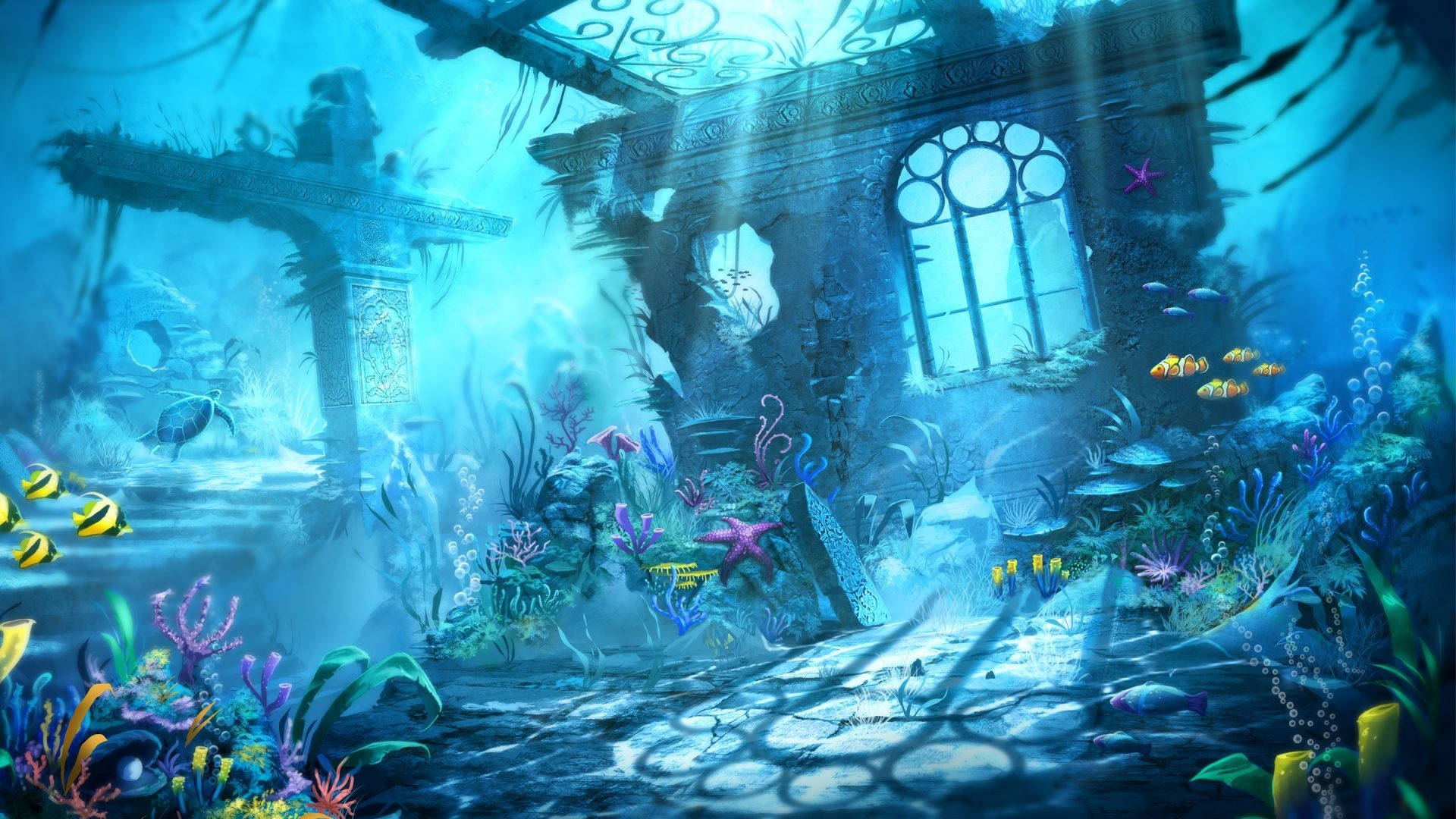 Trine Underwater Ocean Desktop Background