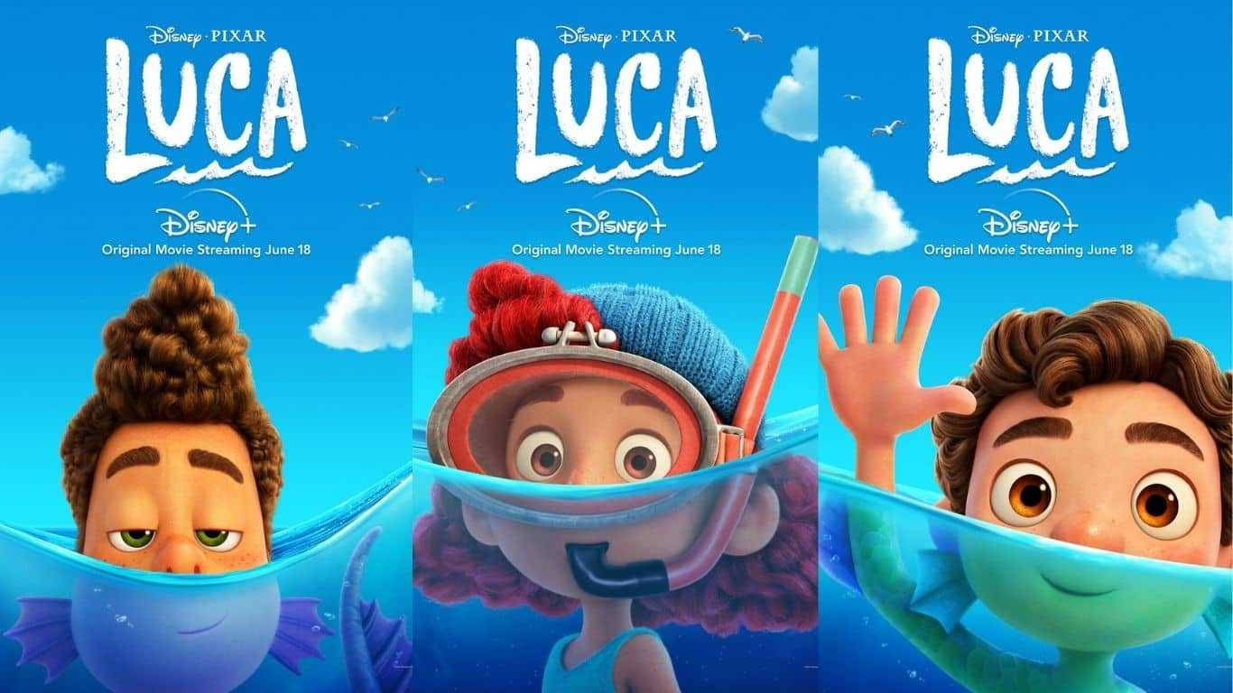 Trio Pixar Luca Background