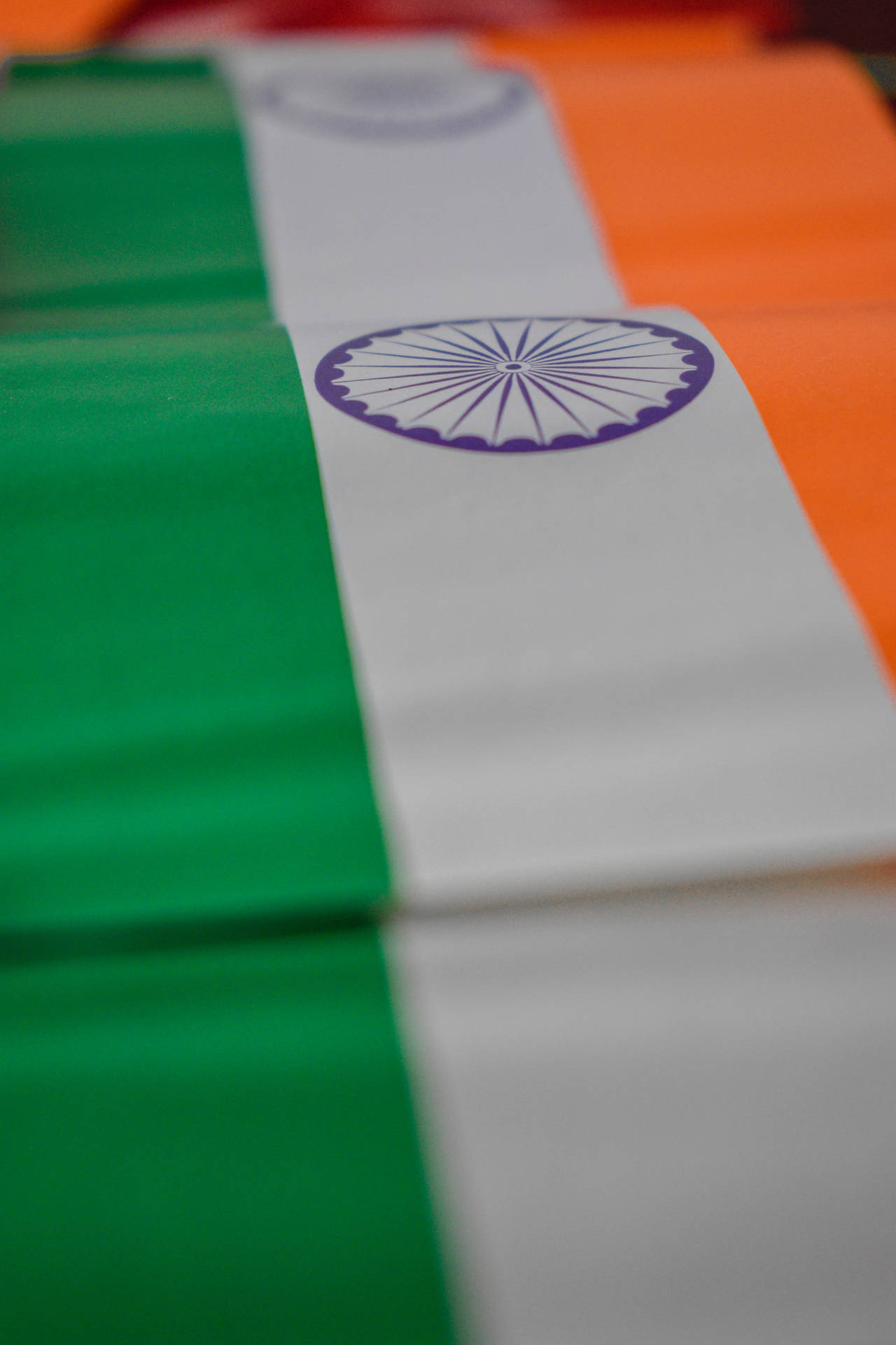 Triple Colours Of Indian Flag 4k Background