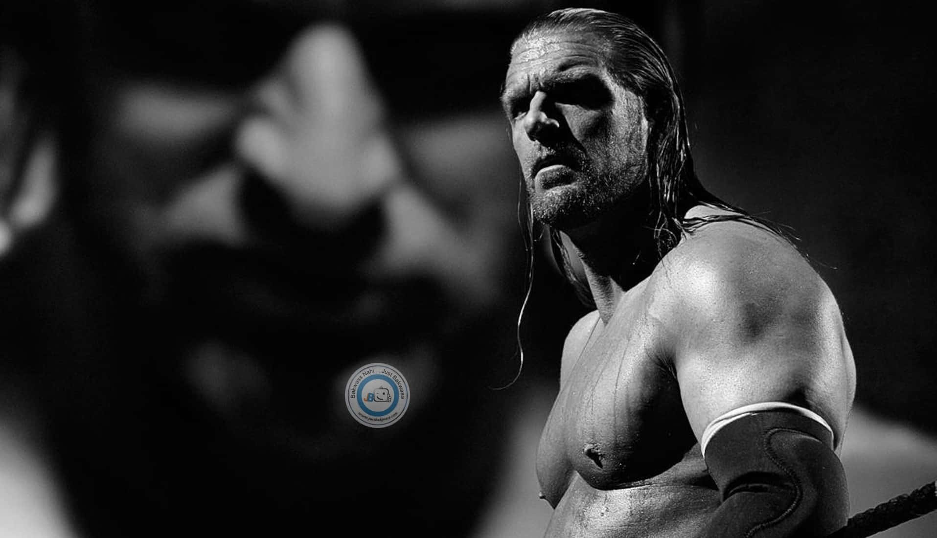 Triple H Black And White Poster