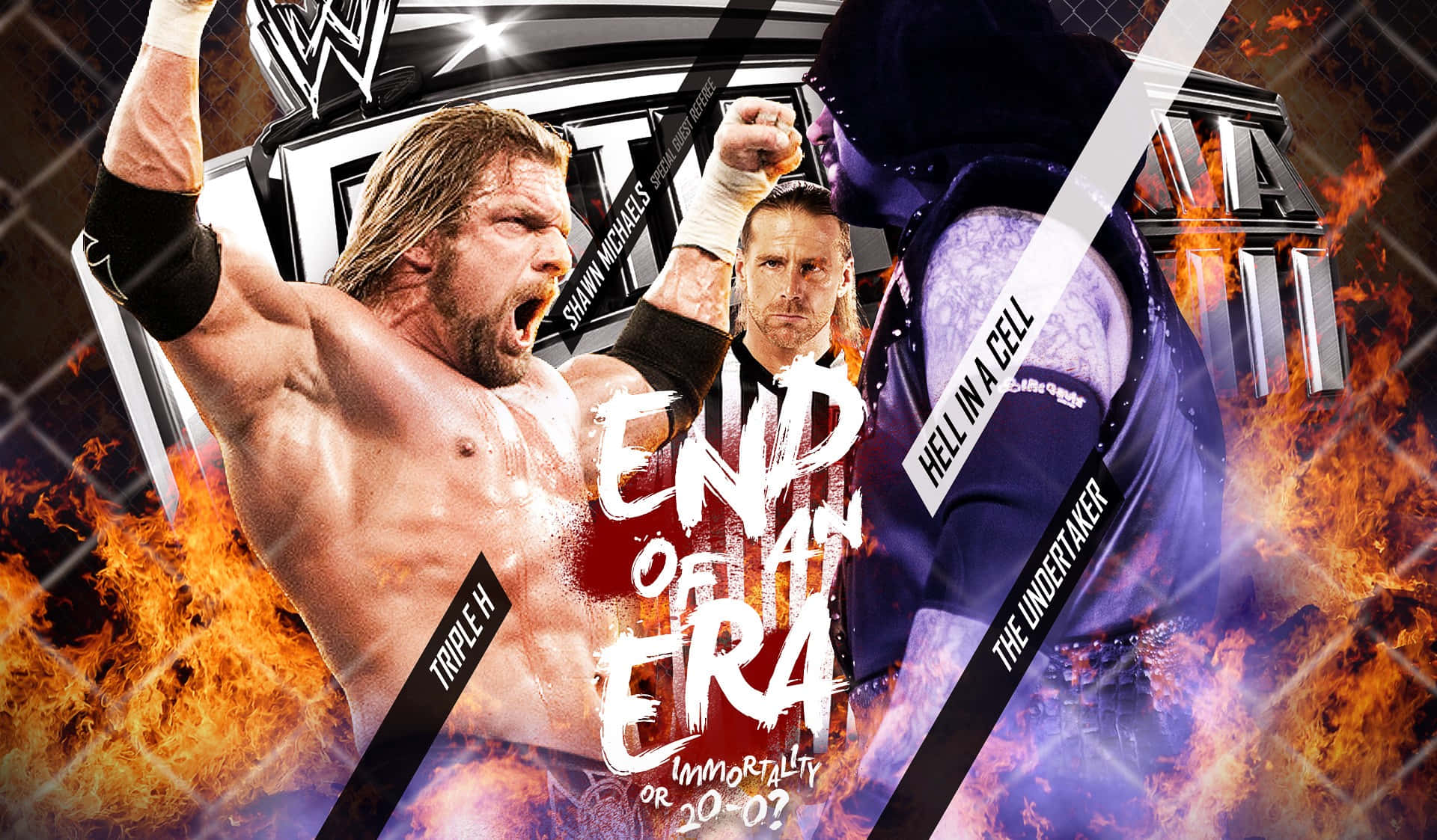 Triple H End Of An Era Background